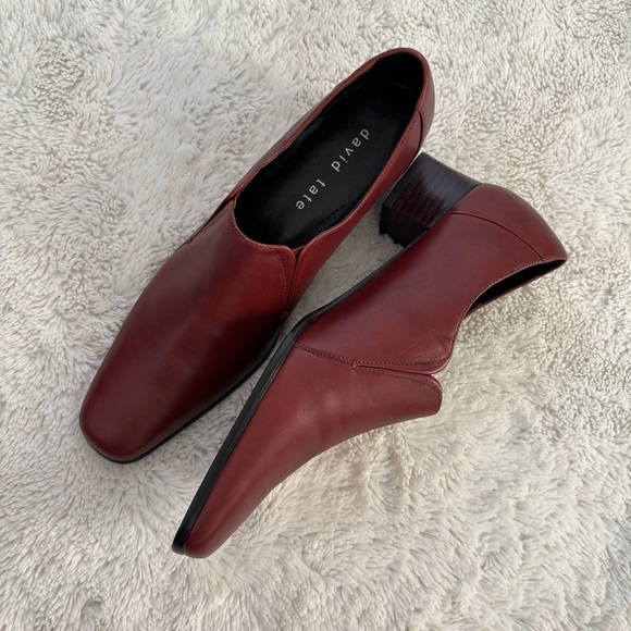 David Tate Slip On Heeled Loafers Size 9SS - Picture 1 of 12
